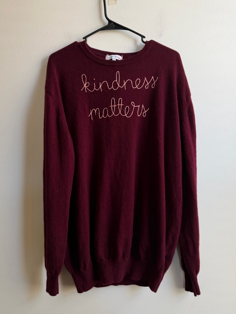 Lingua Franca "kindness matters" Crewneck